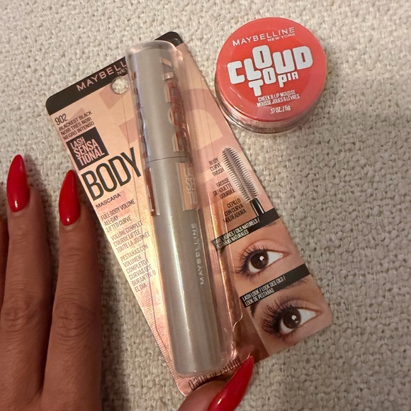 Maybelline Other - Maybelline Mascara Black + Cream Blush Coral NEW Sealed Set